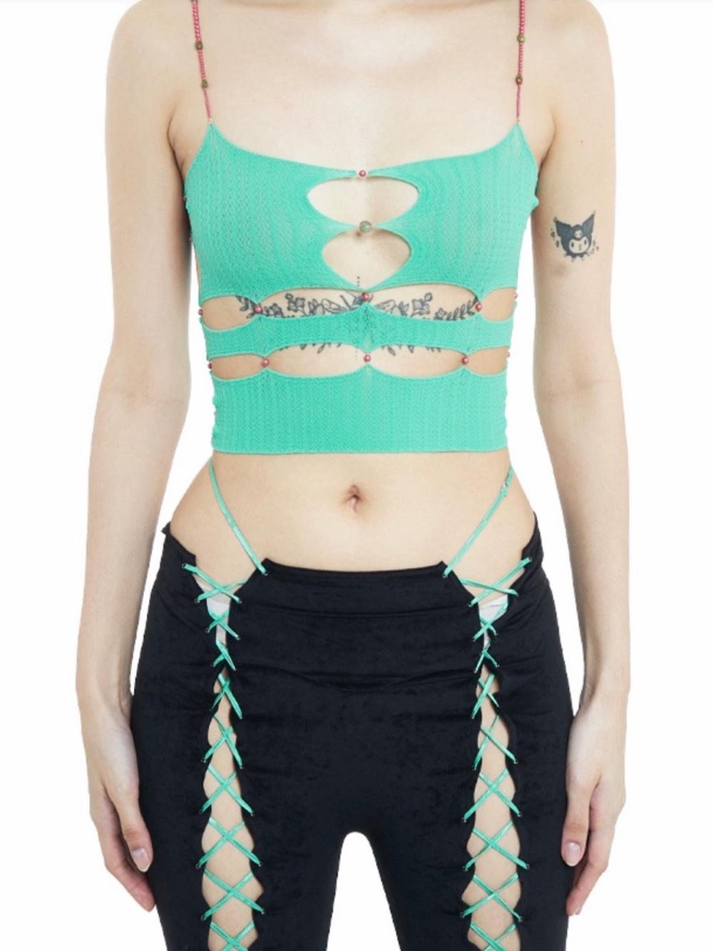 Rui tank top sea form with beads